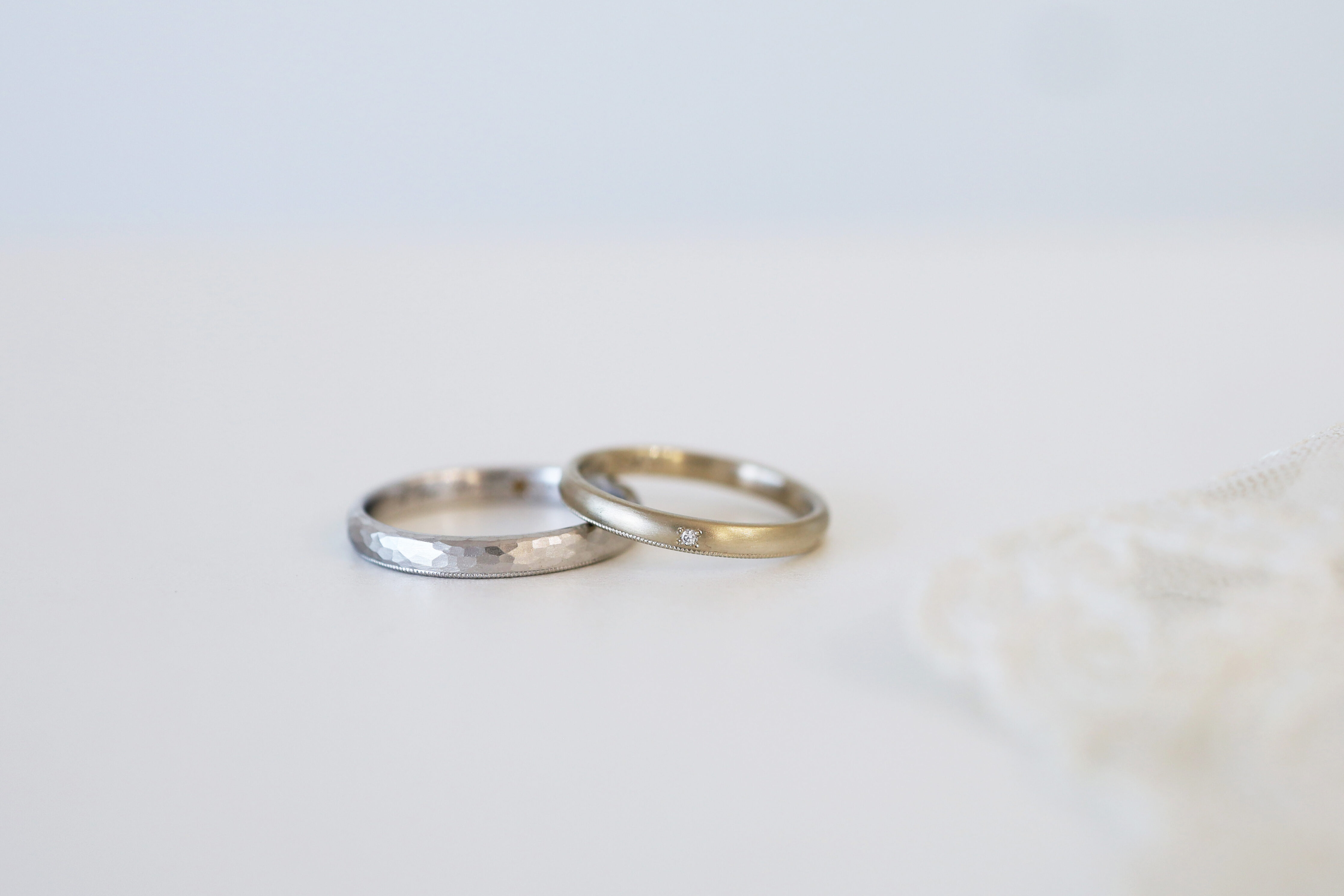 １ラインミルグレインの結婚指輪